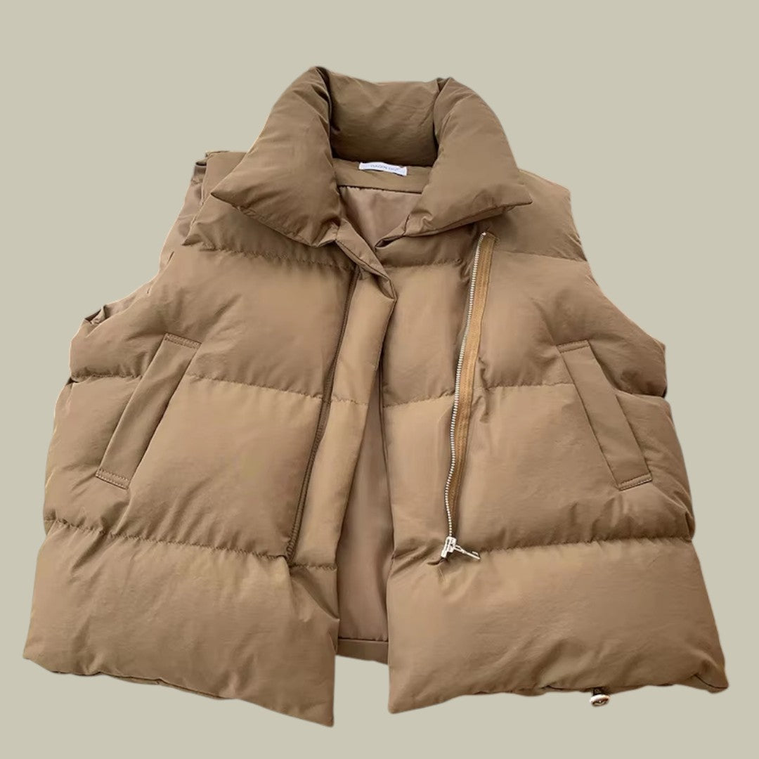 Womens Sleeveless Down Coat
