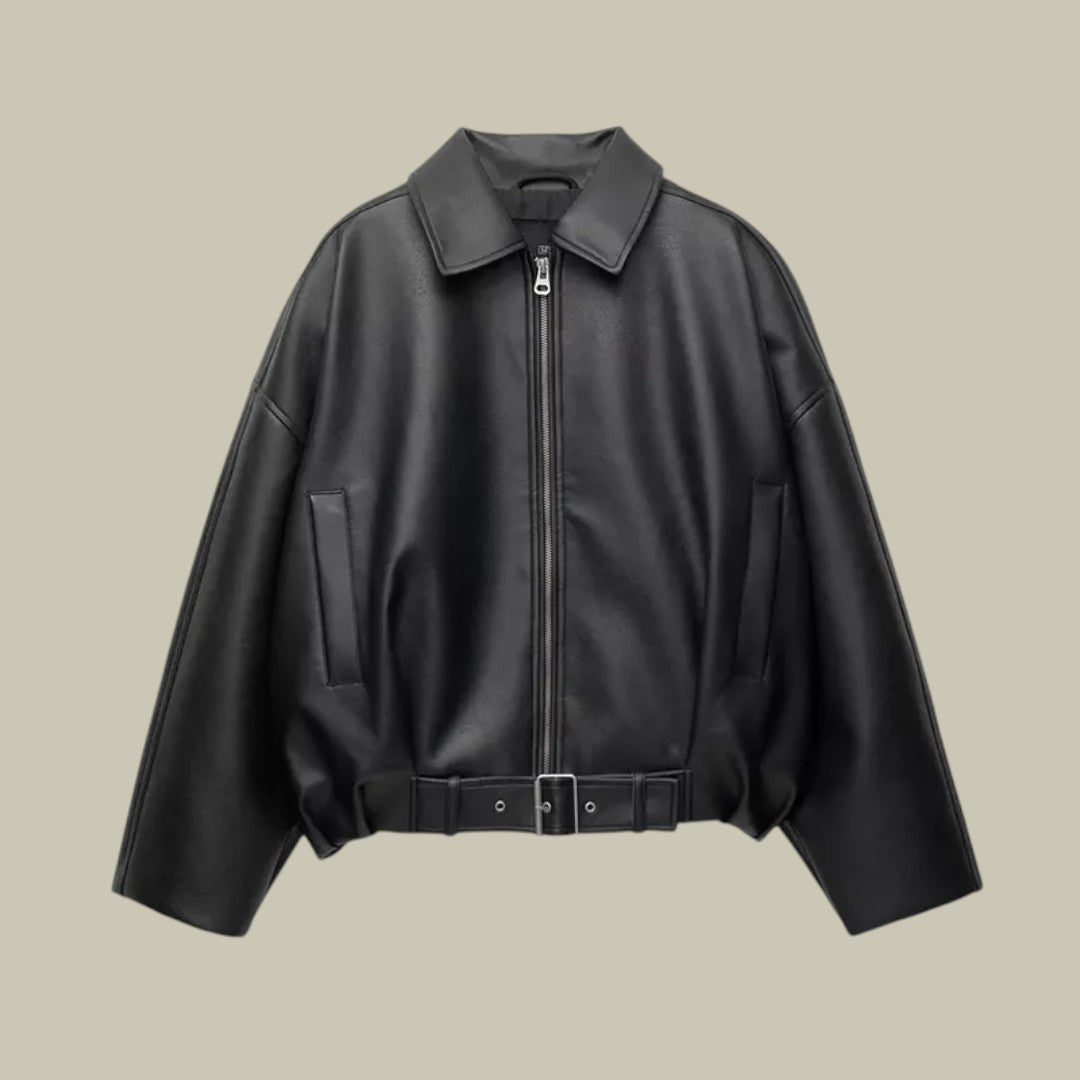 Womens Leather Jacket Clear