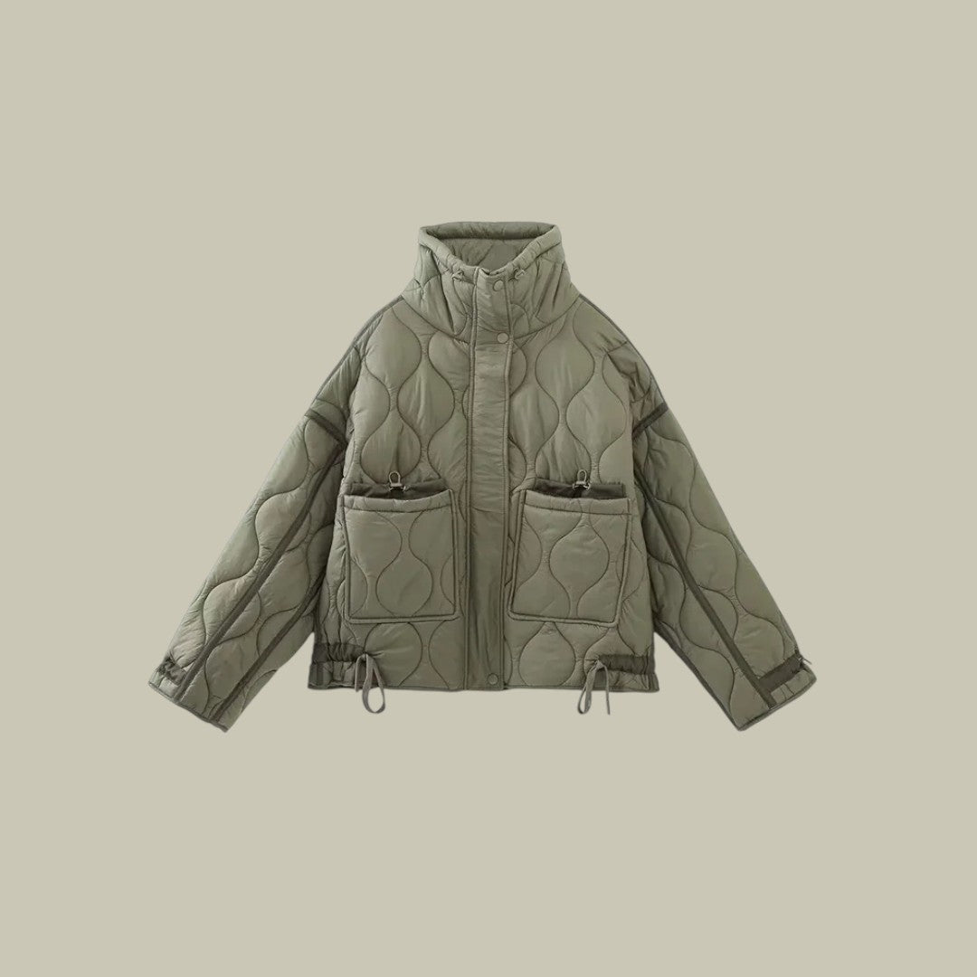 Womens Long Cotton Jacket Winter Warmth
