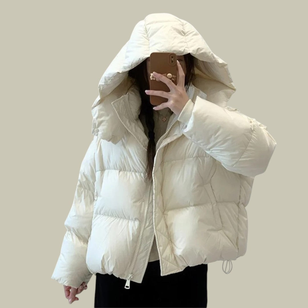 Womens Winter Jacket Padded Warm Hooded