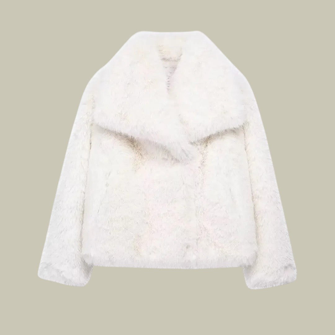 Womens Plush Coat Warm