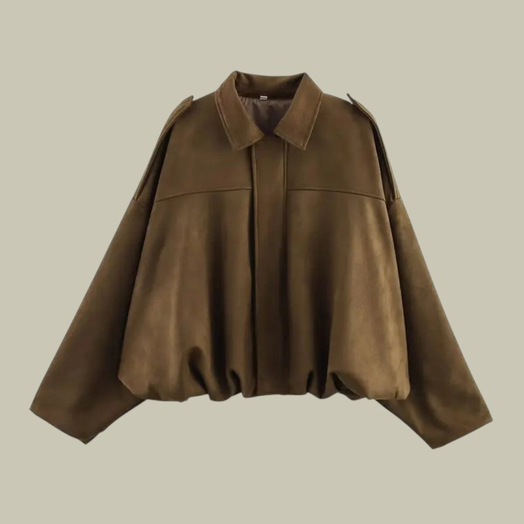 Womens Comfortable Autumn Suede Jacket