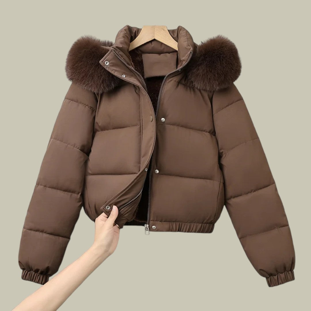 Womens Warm Hooded Parka