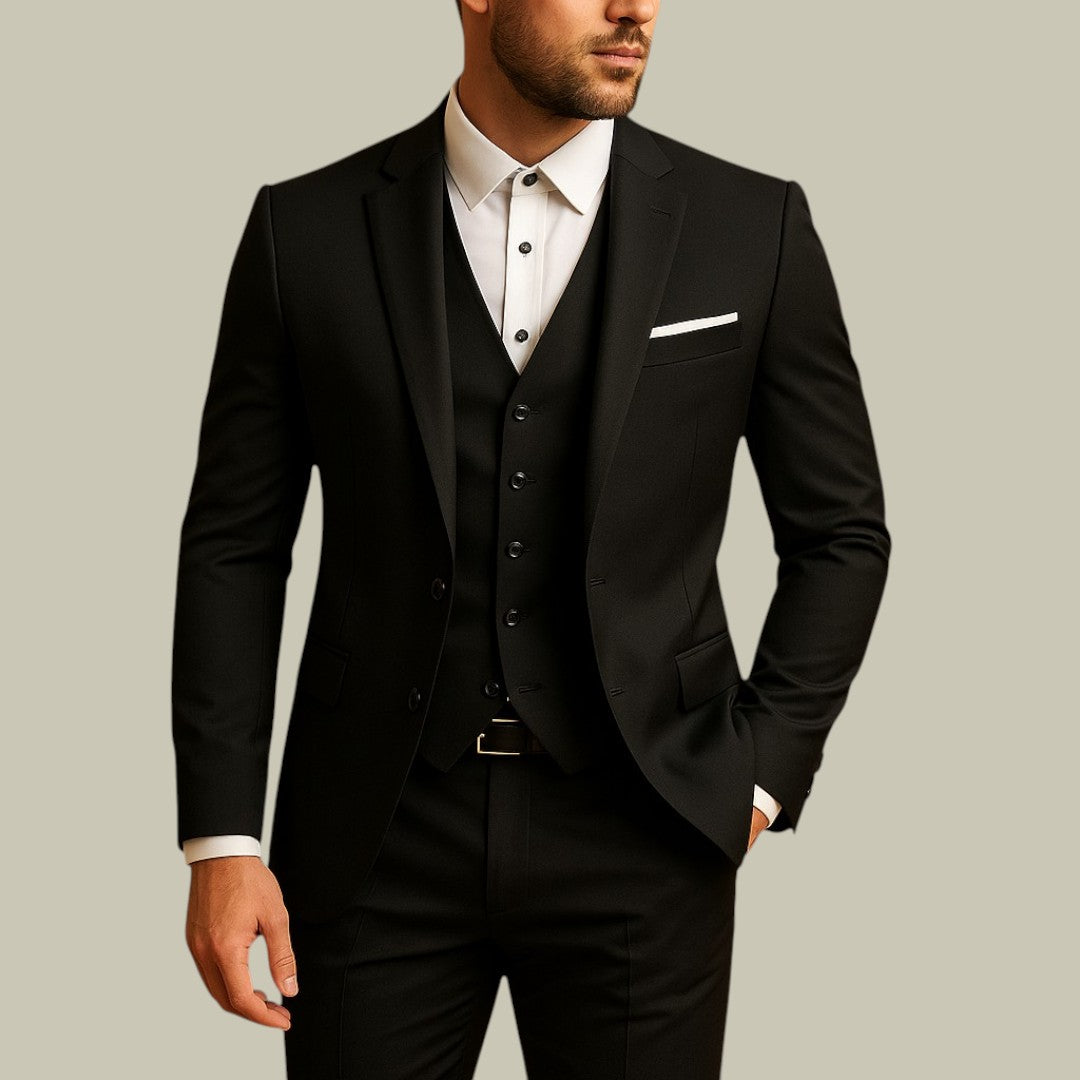 Mens Suit Slim Fit Three Piece