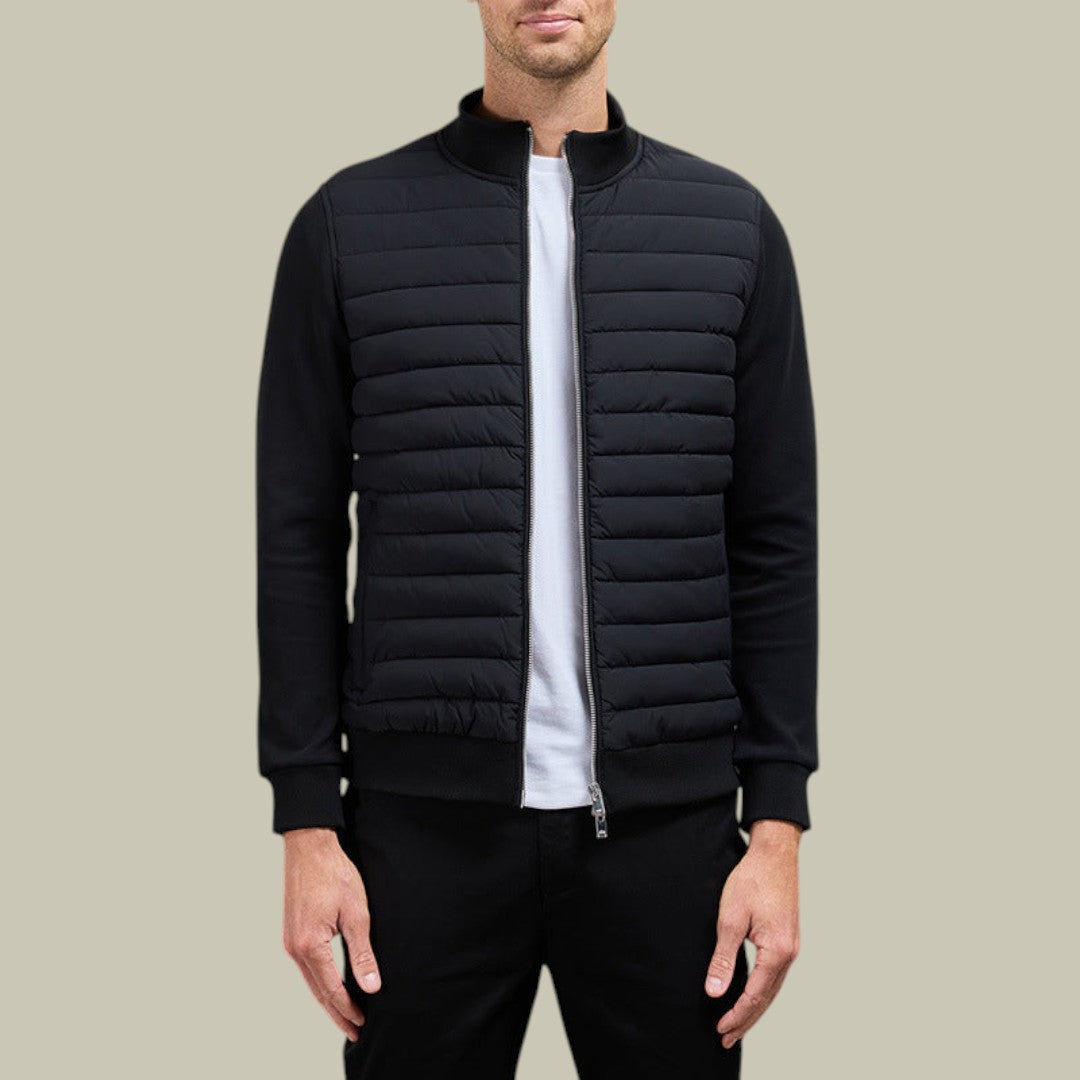 Mens Bomber Jacket Padded Front Autumn