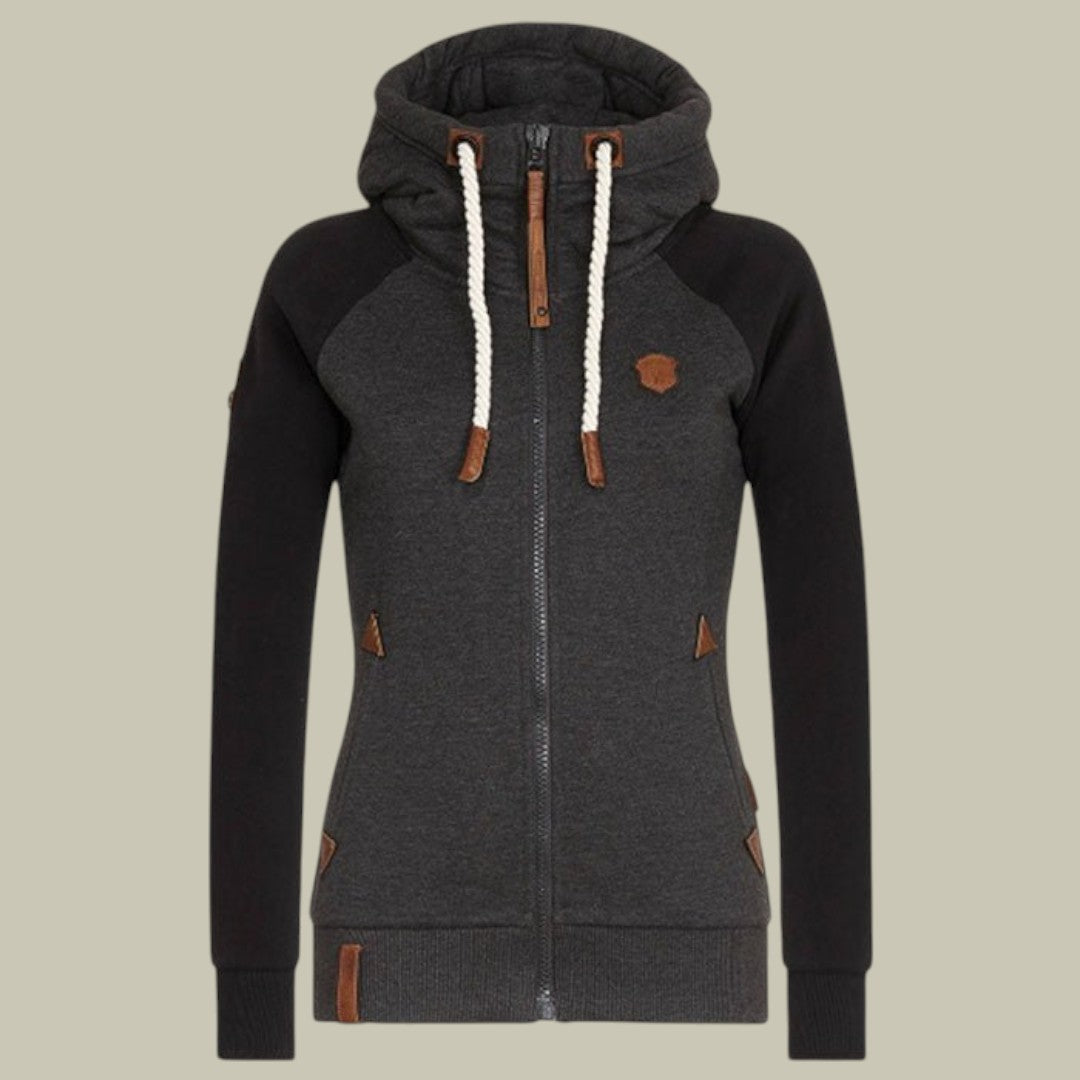 Womens Sporty Zip Hoodie