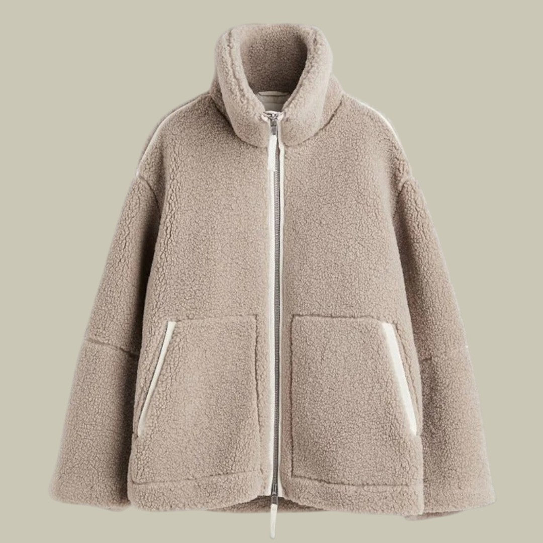 Women's Fleece Jacket Reversible Warm