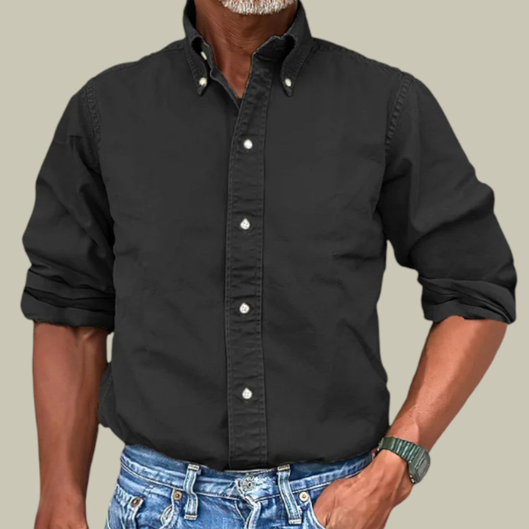 Mens Refined Long-Sleeve Shirt