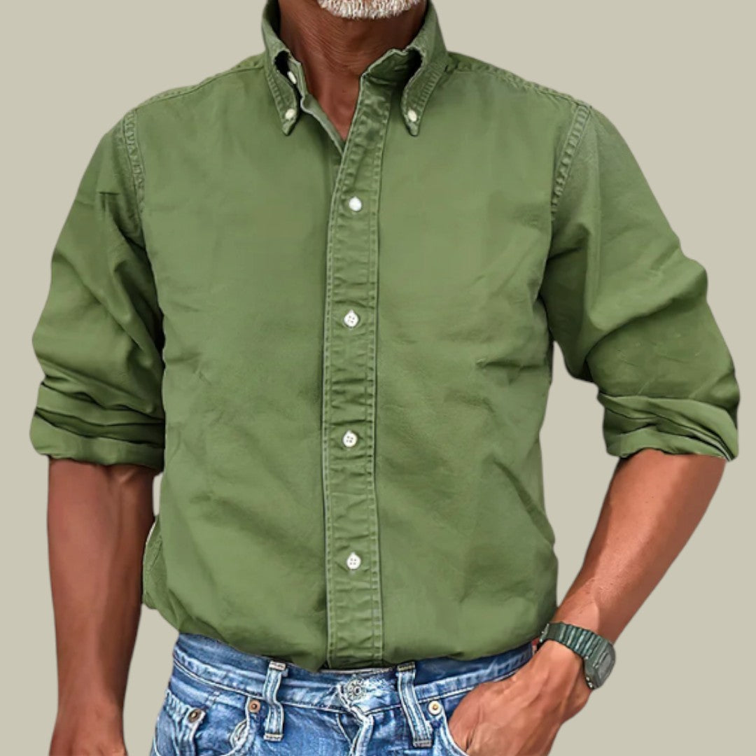 Mens Refined Long-Sleeve Shirt