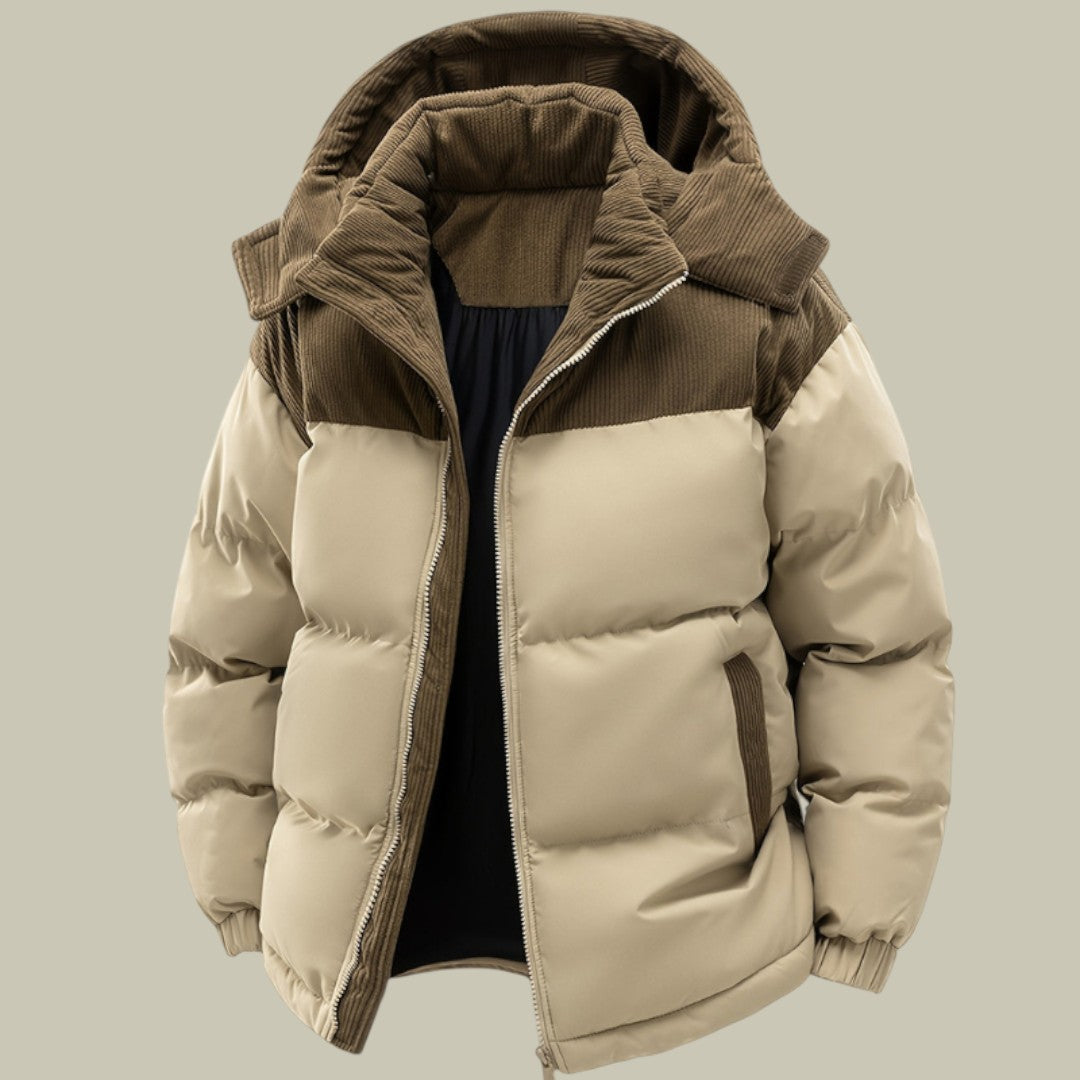 Mens Waterproof Hooded Winter Jacket