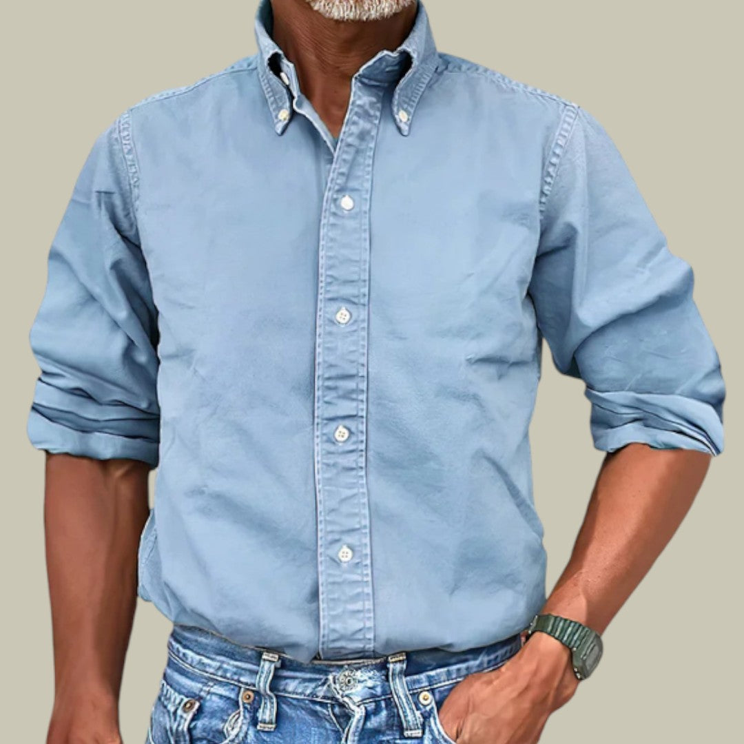 Mens Refined Long-Sleeve Shirt