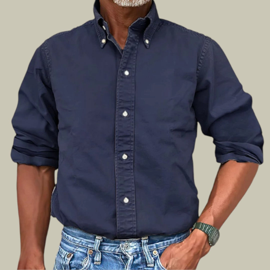 Mens Refined Long-Sleeve Shirt