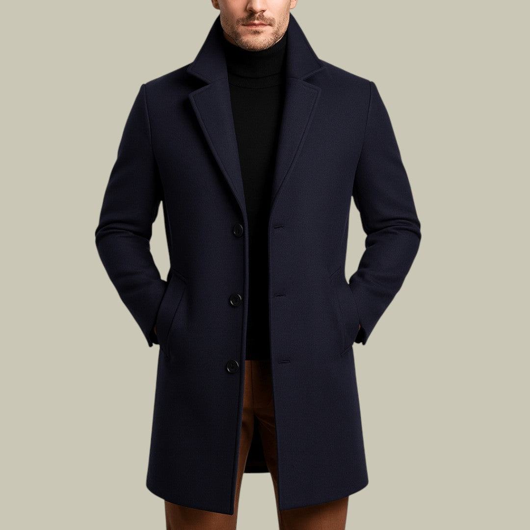 Mens Jacket Long Autumn/Winter Old Money