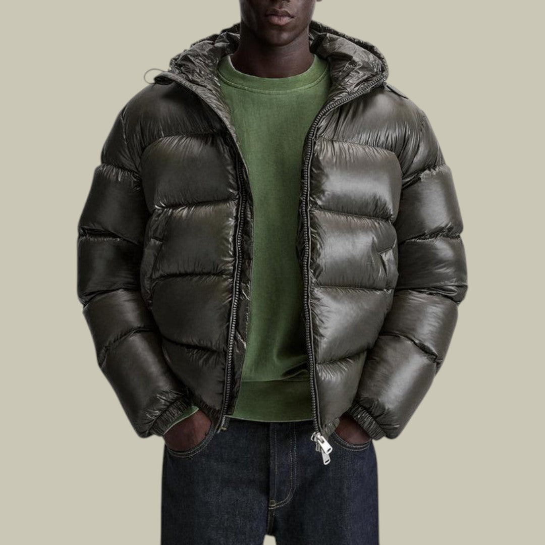 Mens Winter Jacket Puffer Warm