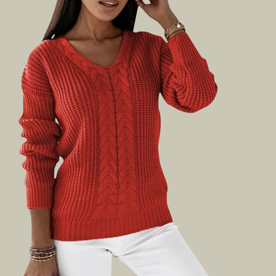 Womens Knitted Sweater Wool