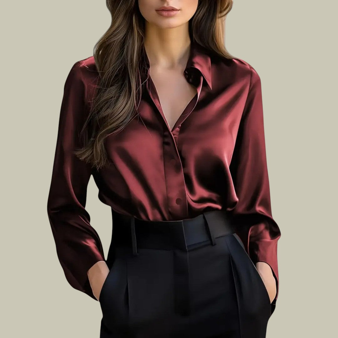Womens Satin Blouse