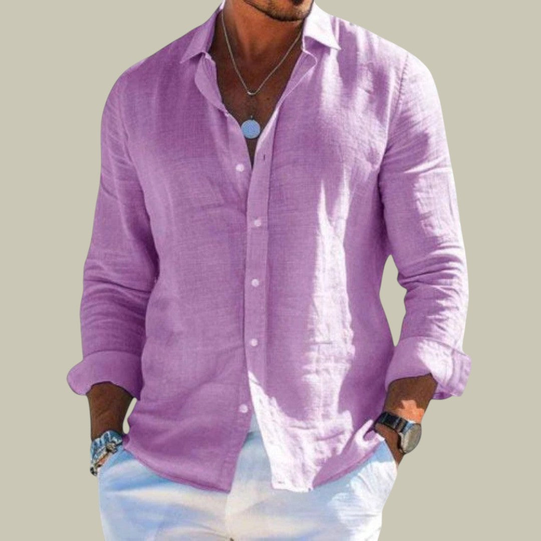 Mens Linen Casual Shirt