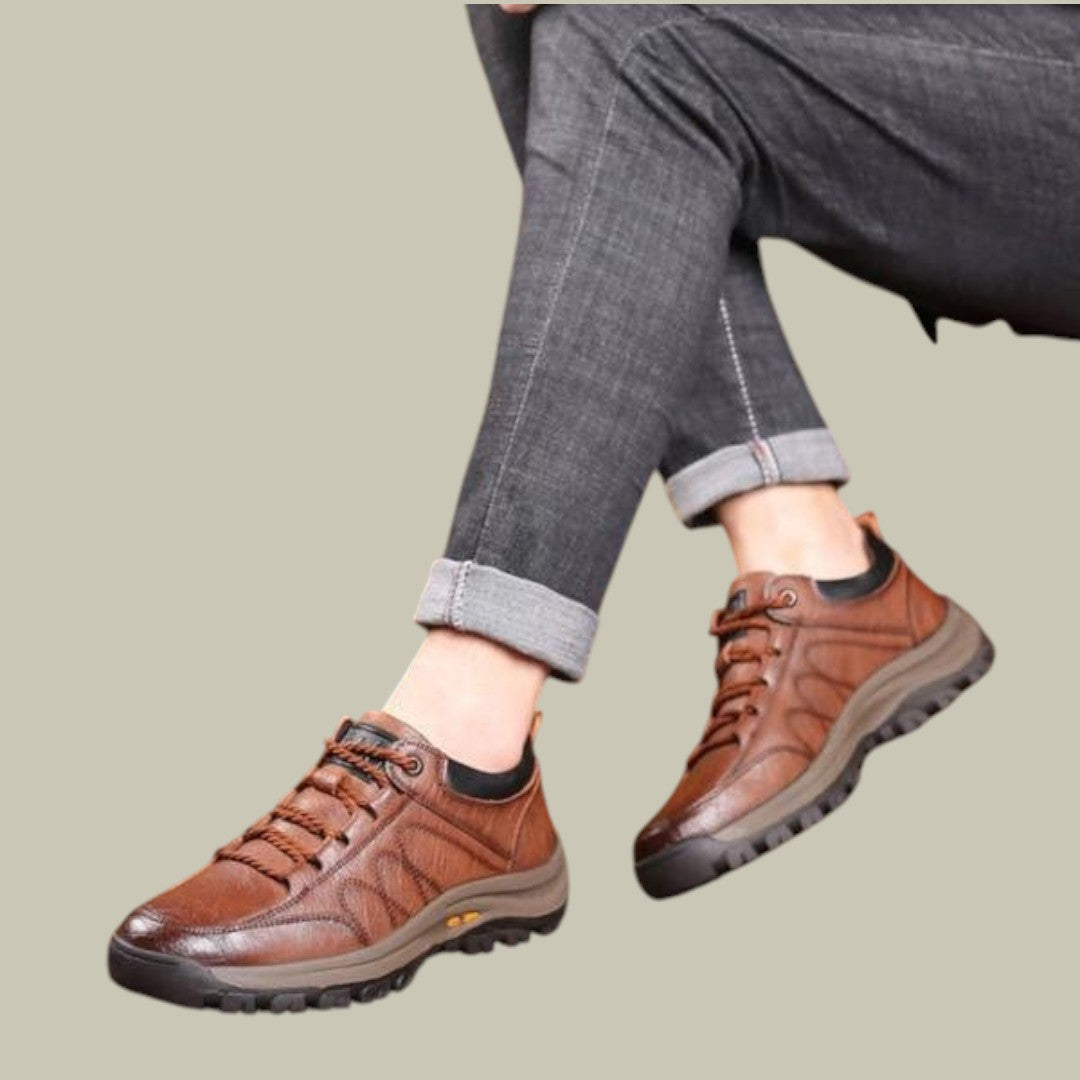 Mens Orthopedic Leather Shoes