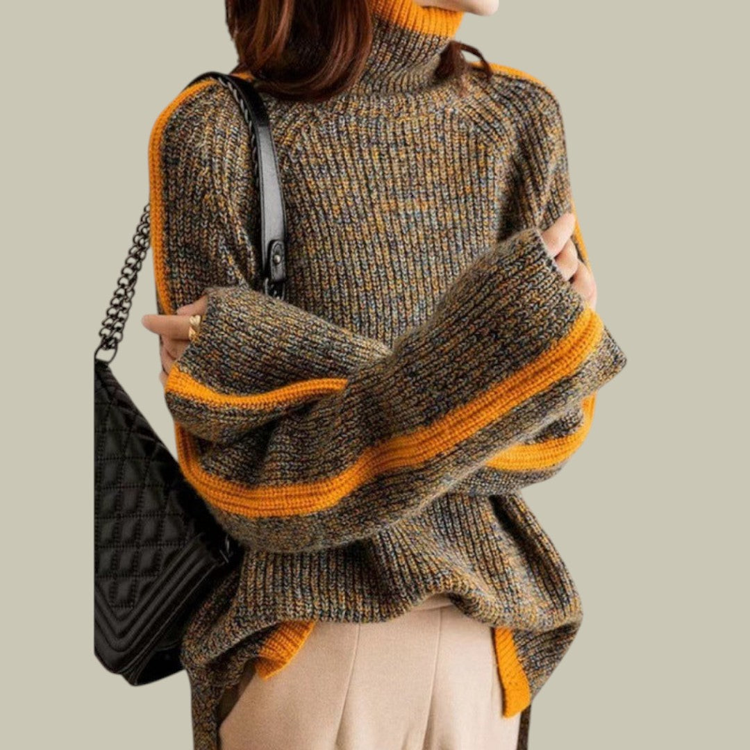 Womens Elegant Turtleneck Sweater