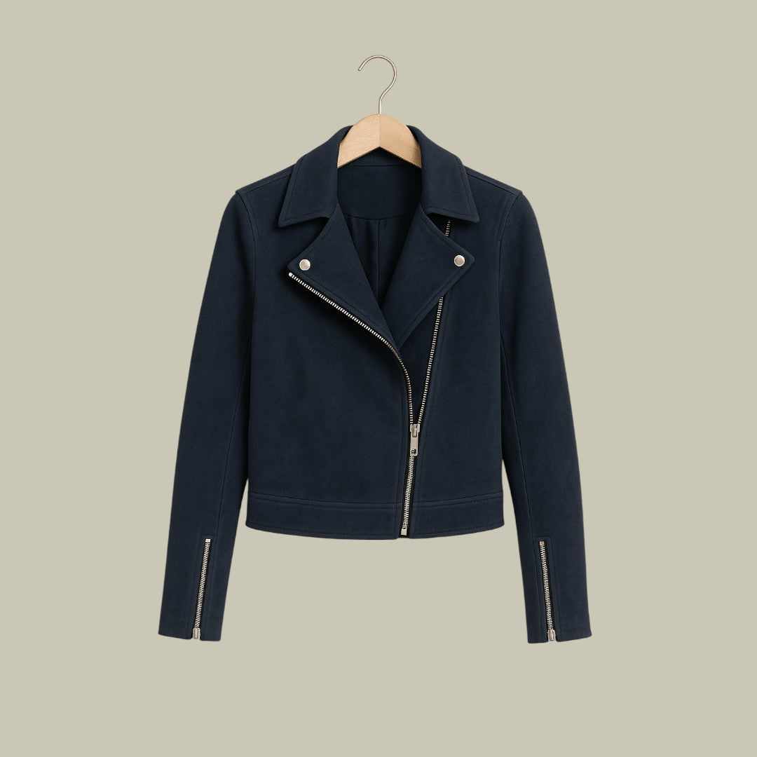 Womens Suede Jacket Short