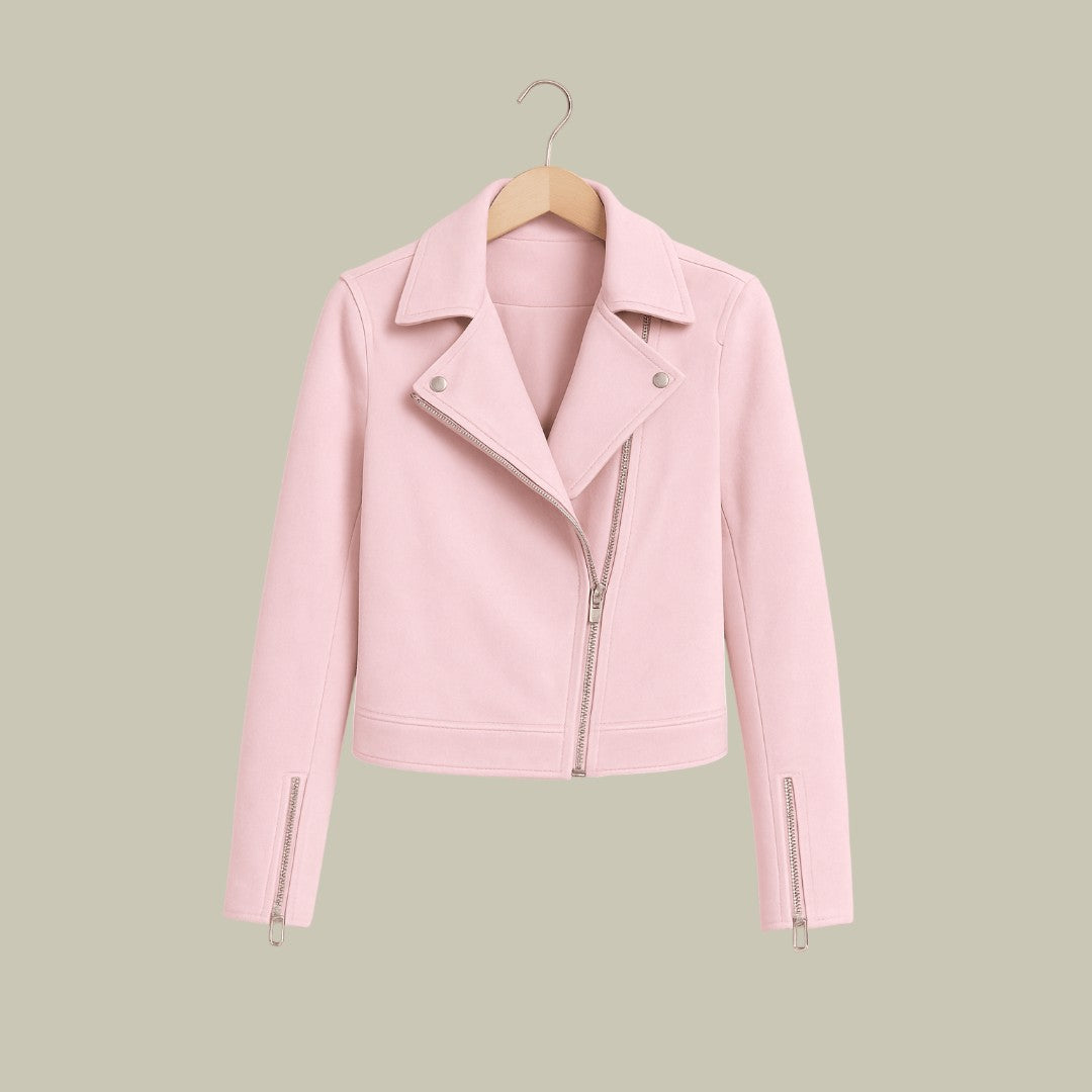 Womens Suede Jacket Short