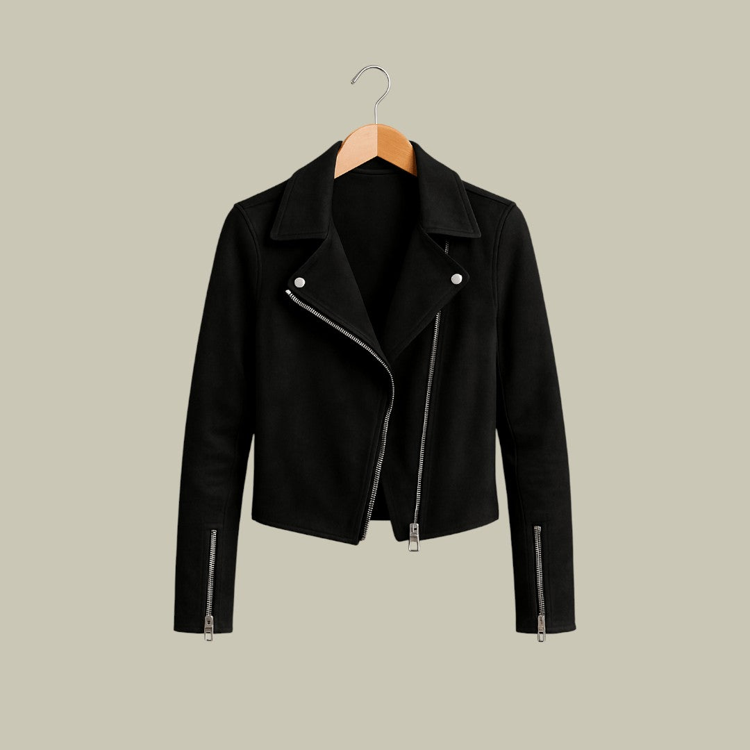 Womens Suede Jacket Short