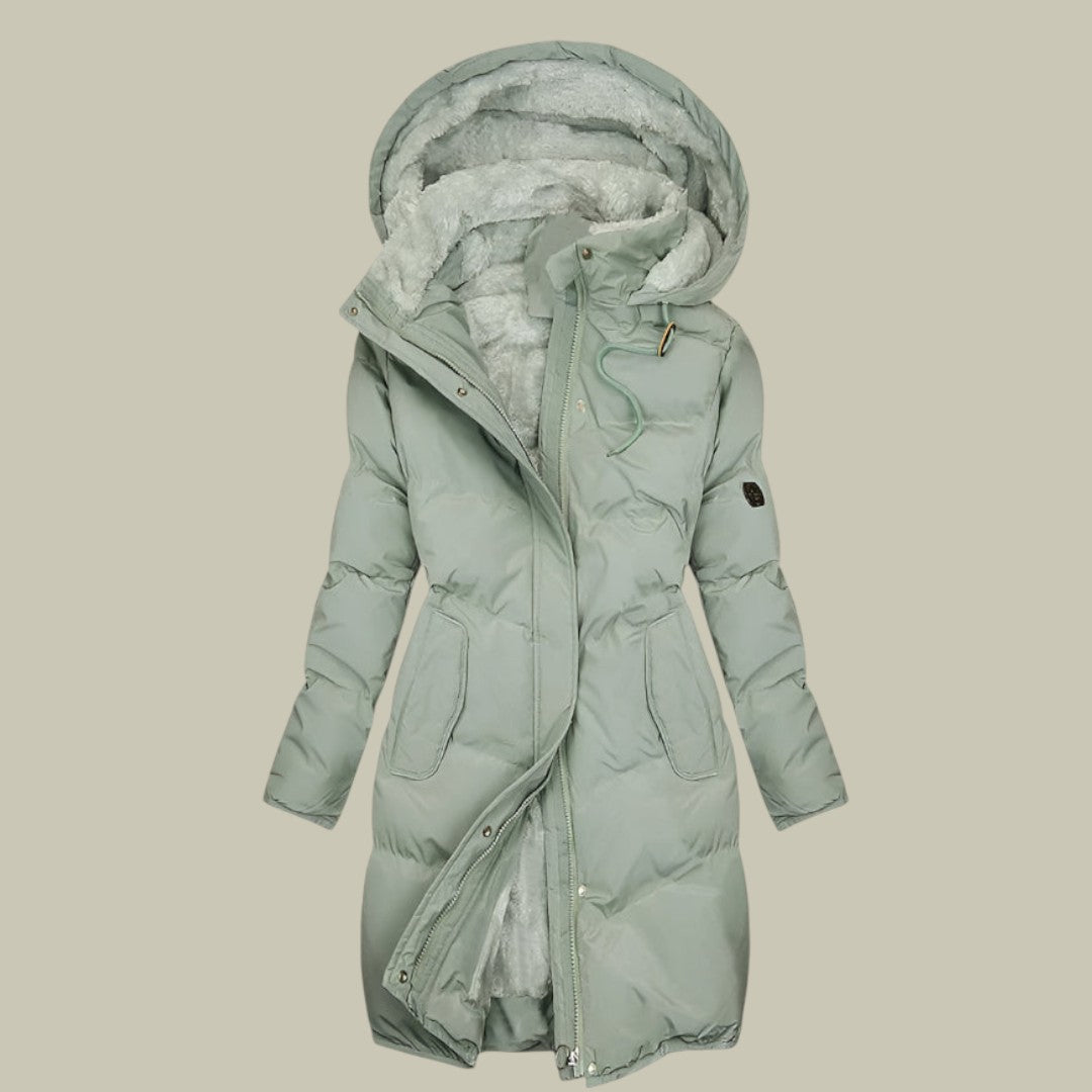 Womens Winter Jacket Hooded Puffer