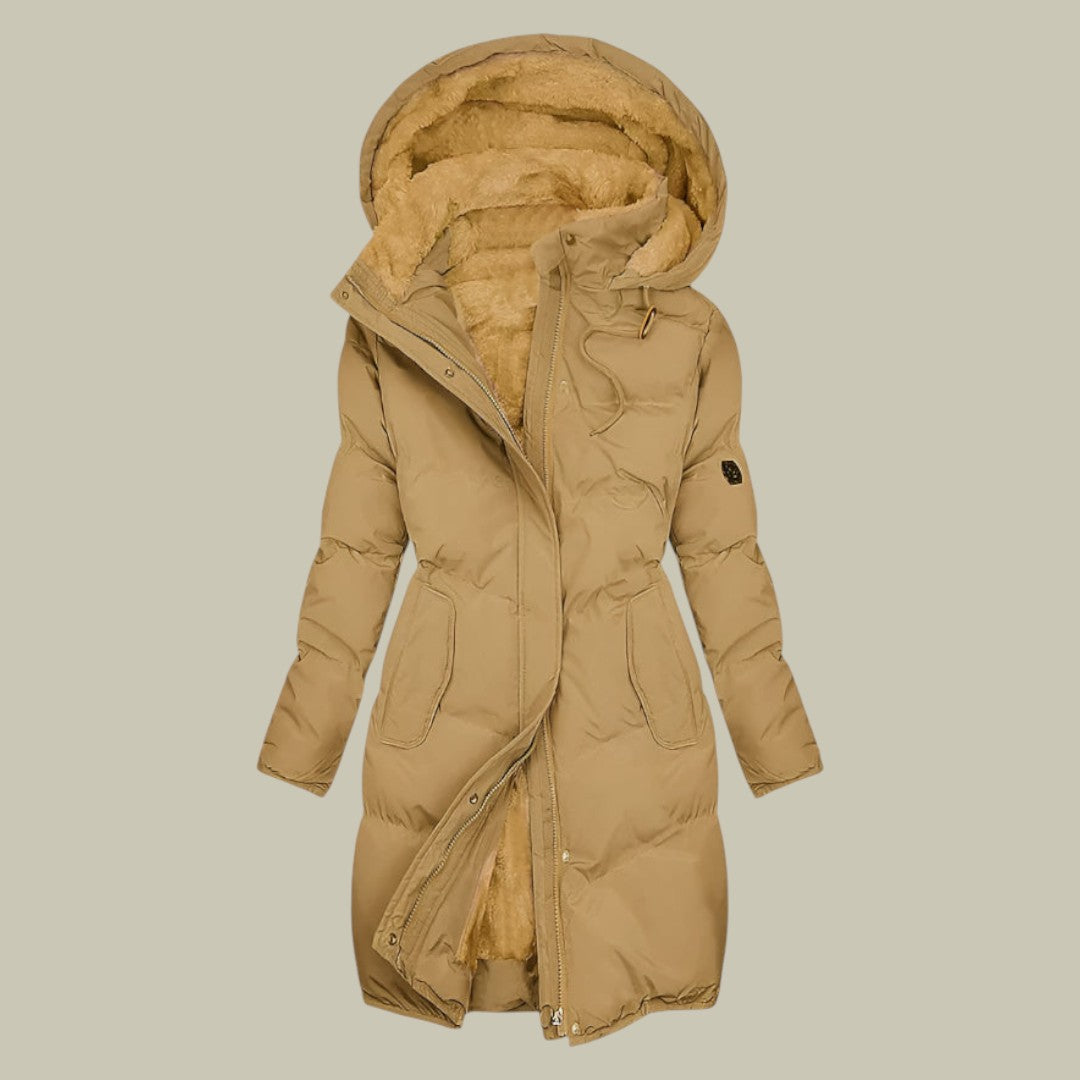 Womens Winter Jacket Hooded Puffer