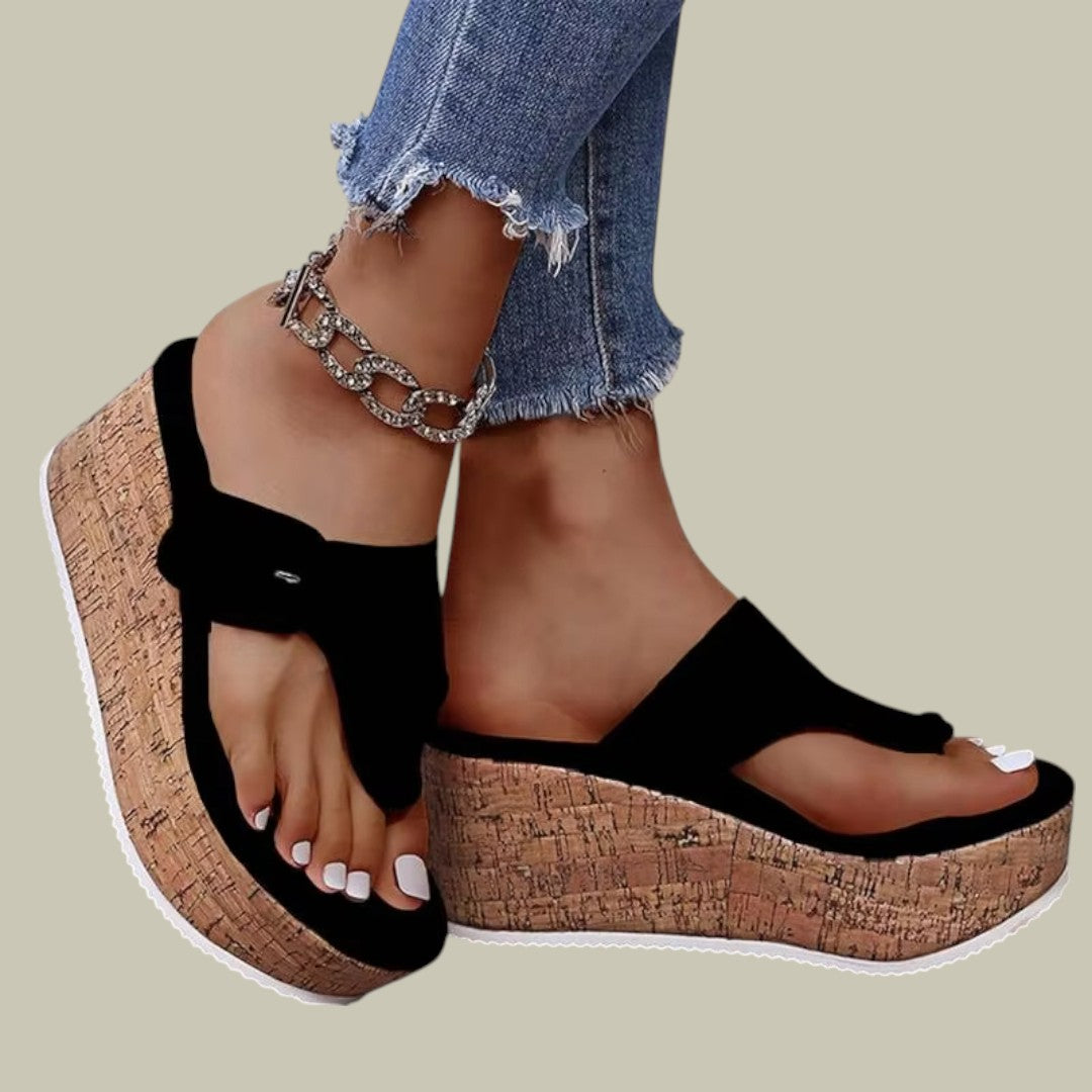 Lux & Classy  • Women's Elegant Orthopedic Chunky Sandals