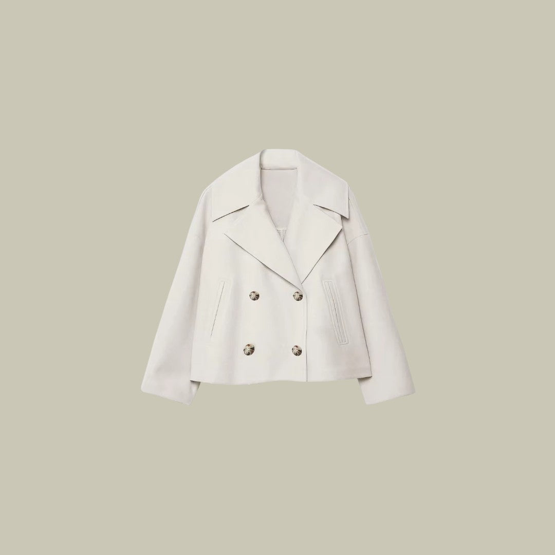 Womens Sleek Form Tailored Minimalist Jacket