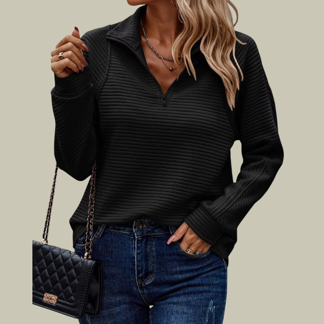Womens Half Zipper Sweater
