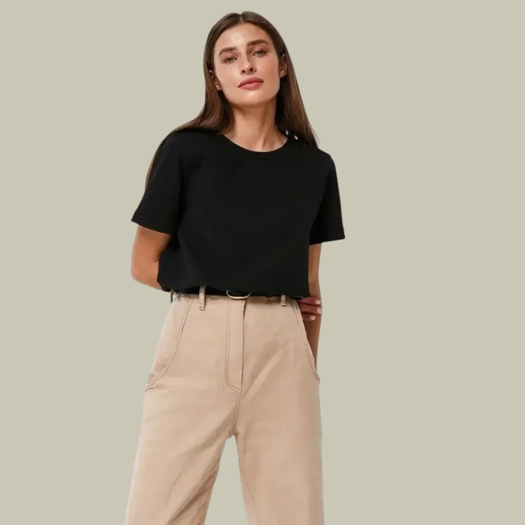 Lux & Classy  • Women's Casual Plain T-Shirt