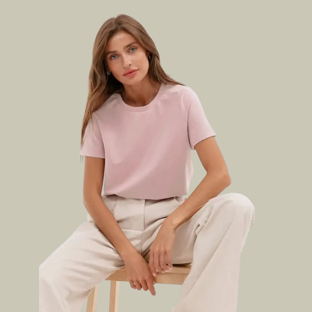 Lux & Classy  • Women's Casual Plain T-Shirt