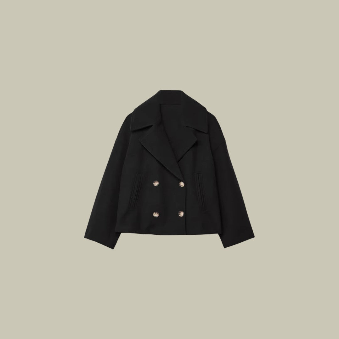 Womens Sleek Form Tailored Minimalist Jacket