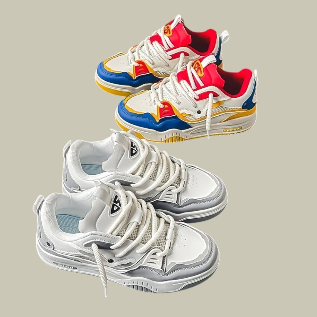 Mens Chunky Trainers with Thick Sole