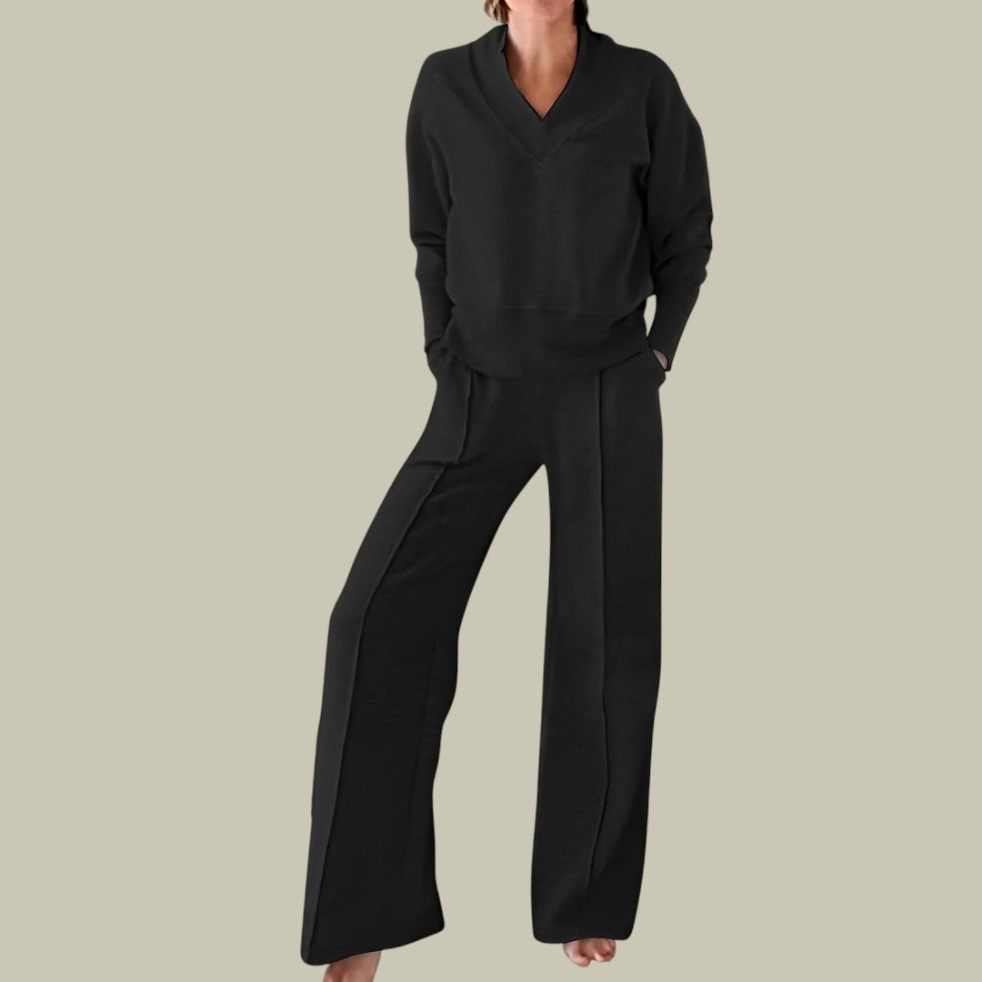 Womens Comfortable Two-Piece Tracksuit
