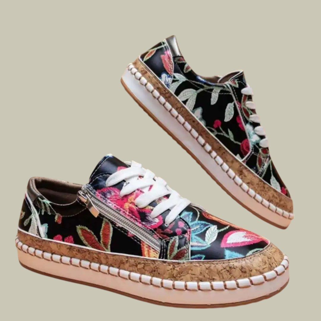 Lux & Classy  • Women's Orthopedic Flower Design Shoes