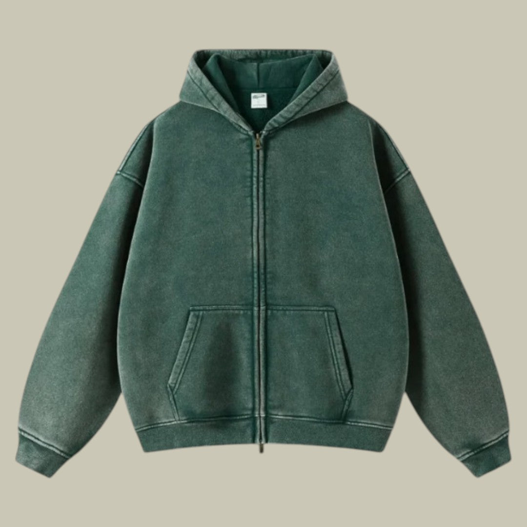 Lux & Classy  • Men's Oversized Zipped Hoodie