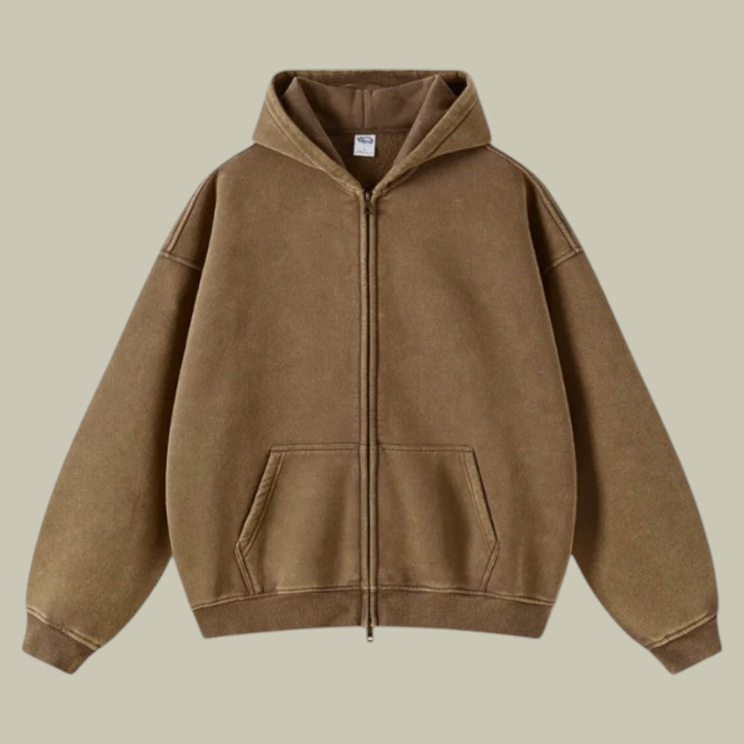 Lux & Classy  • Men's Oversized Zipped Hoodie