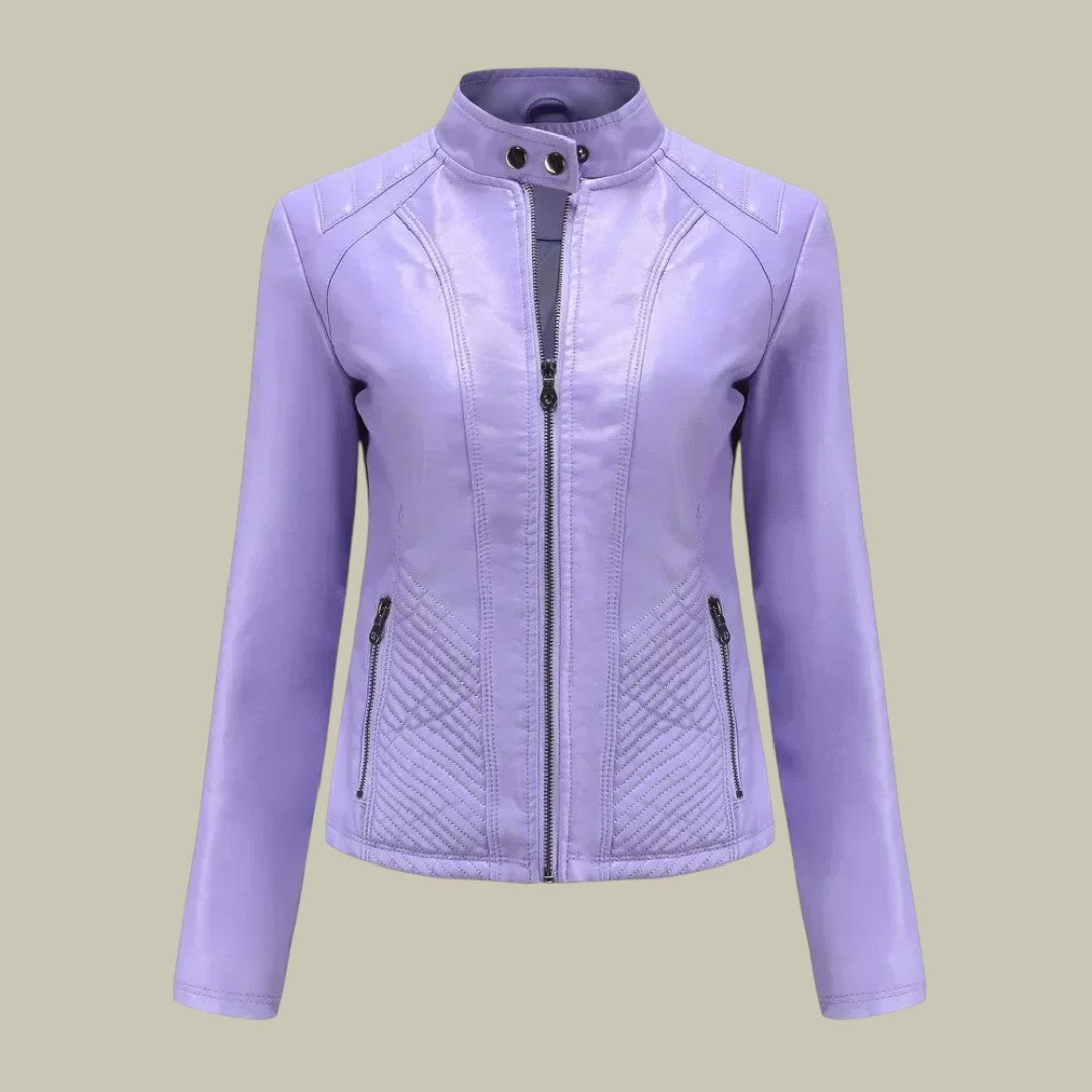 Lux & Classy • Women's Autumn Leather Biker Jacket