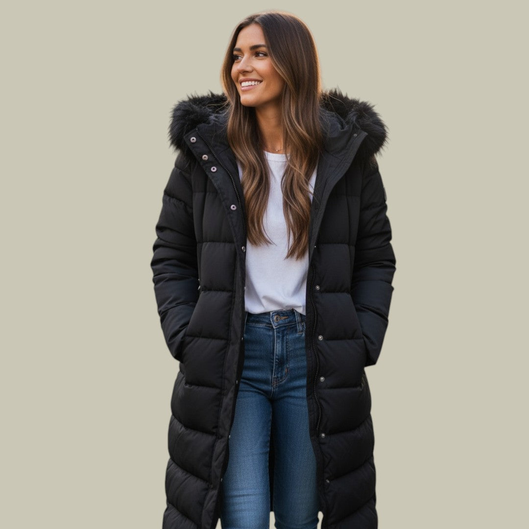 Womens Parka Coat Black