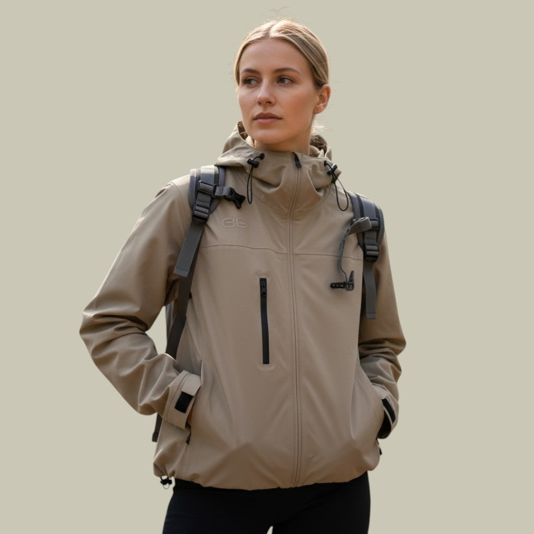 Womens Hooded Winter Windbreaker