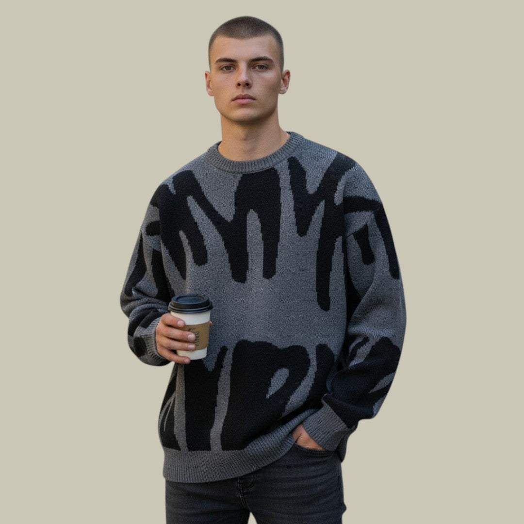 Mens Knitted Sweater Regular