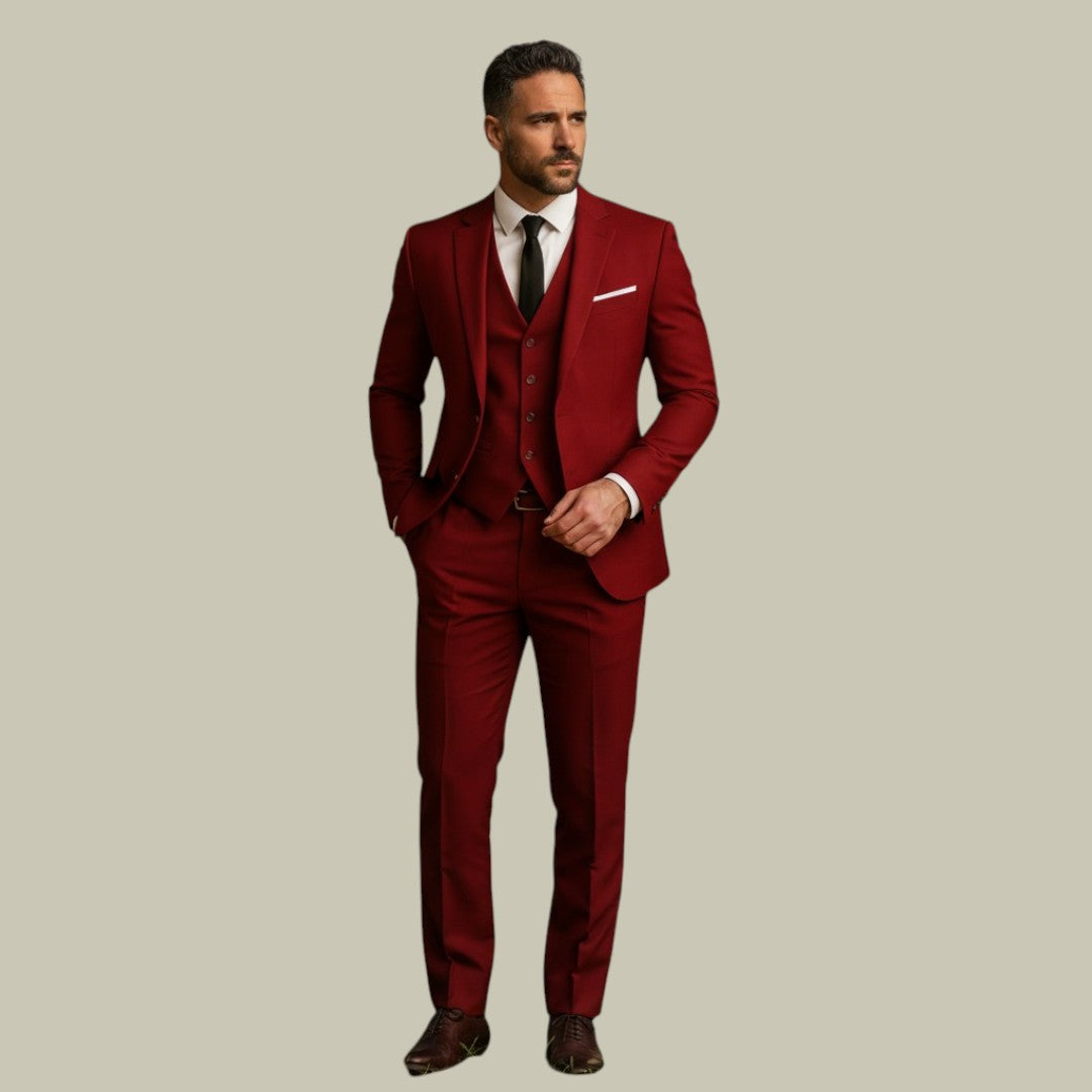 Mens 3-Piece Formal Suit