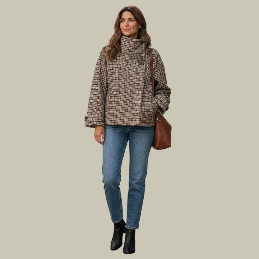 Womens Jacket Warm High Neck