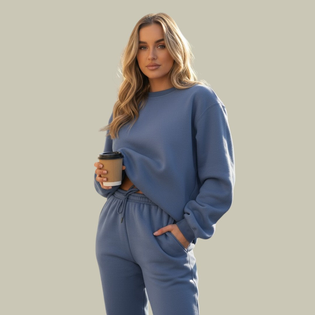 Womens Oversized Two-Piece Jogging Set