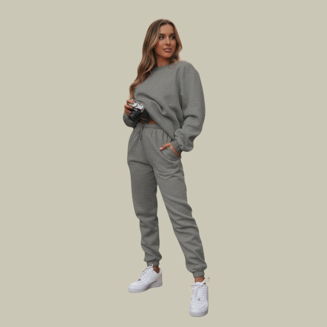 Womens Oversized Two-Piece Jogging Set